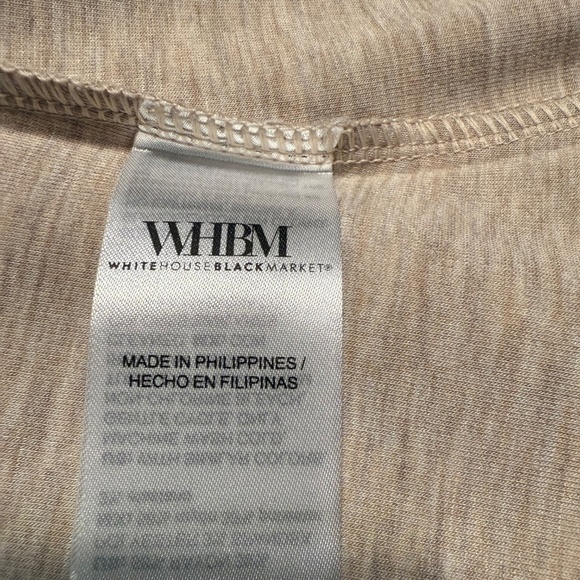 WHBM Puff Sleeve Mock Neck Snit NWT - Picture 6 of 7